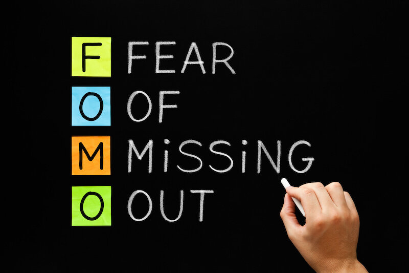 Fomo - Fear Of Missing Out Concept