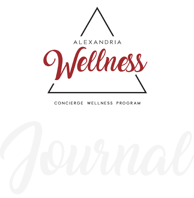 Alexandria Wellness Logo With The Word Journal Written Below It 